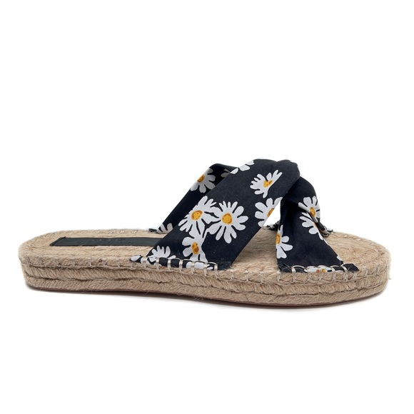 ASOS Design Espadrille Jolly Knotted Daisy Platform Sandals Size 7 - Picture 1 of 10